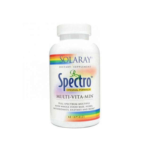 Spectro multi vitaminas y minerales 60 cápsulas Solaray