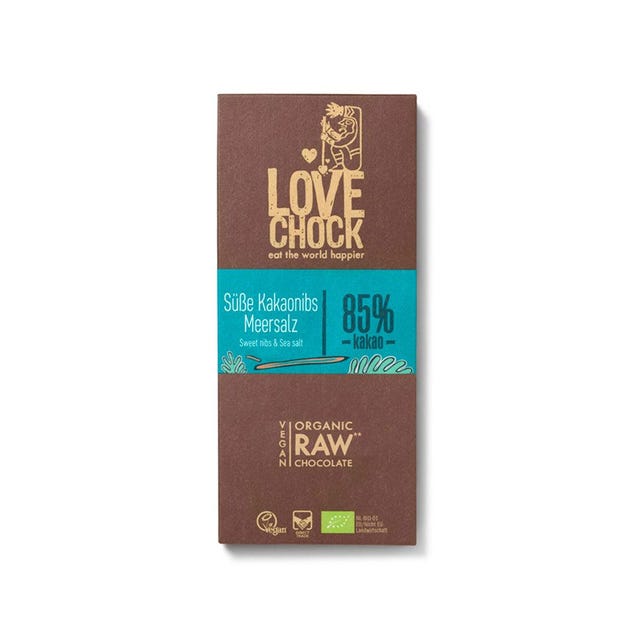Tableta de Cacao con Sal Marina 70g Raw