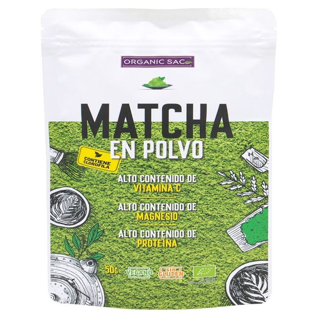 Bio Té Matcha en polvo 50g Organic Sac