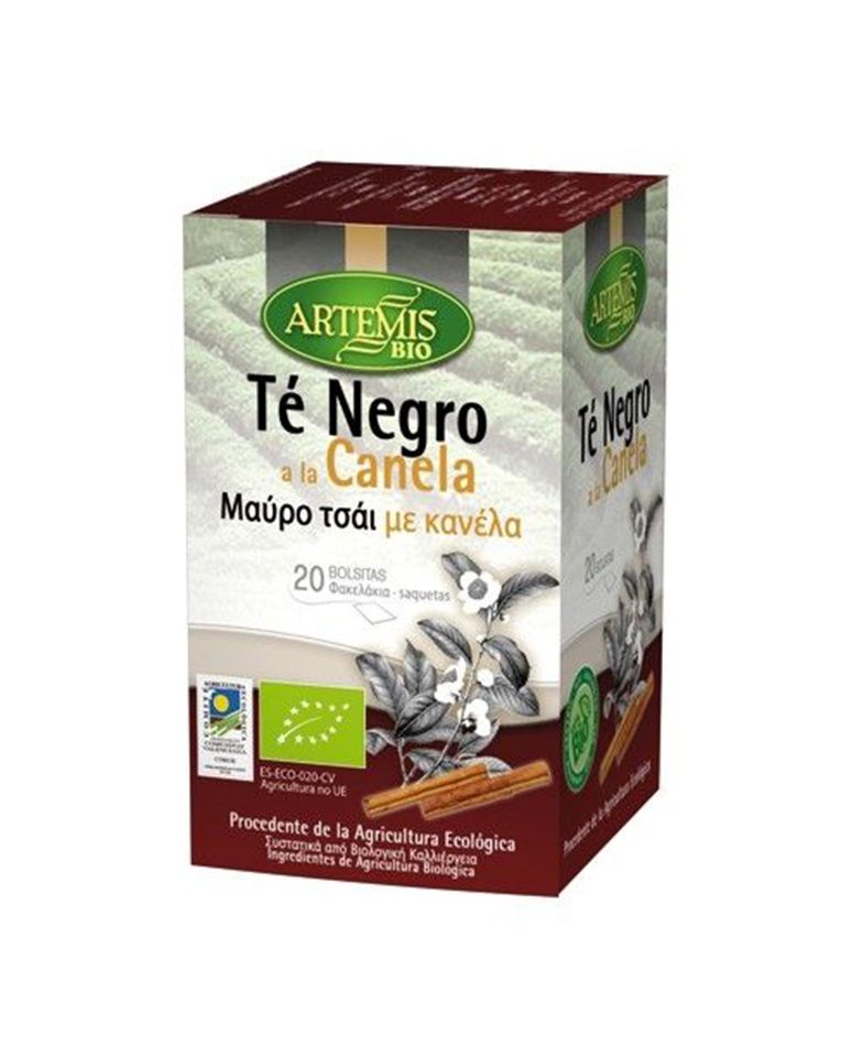 Té negro con canela 20uds Artemis
