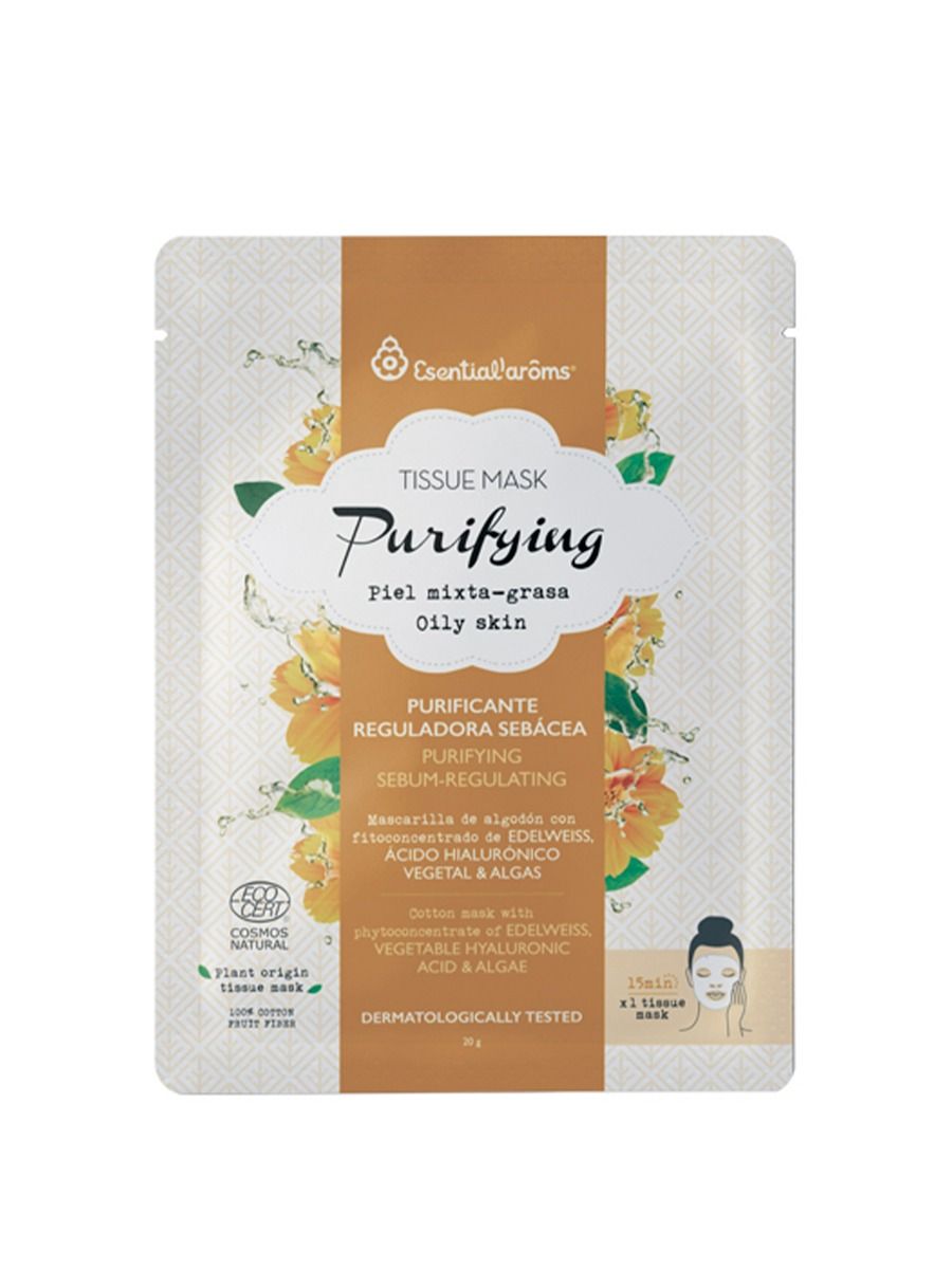 Tissue Mask Purifying Piel Mixta-Grasa Essential'Aroms
