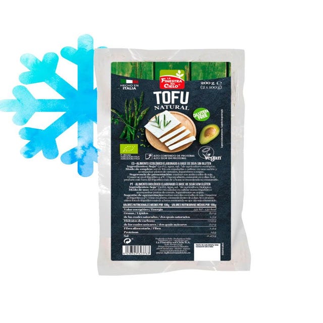 Tofu natural sin gluten 200g La Finestra Sul Cielo