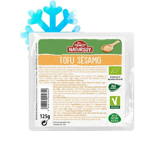 Tofu con Sésamo 125g Natursoy