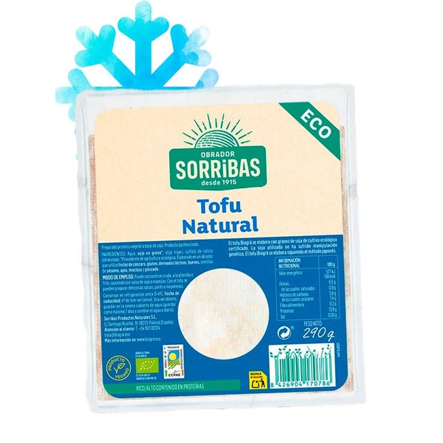 Tofu Natural 290g Obrador Sorribas