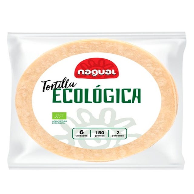 Tortilla de Maíz Eco sin Gluten 150g Nagual