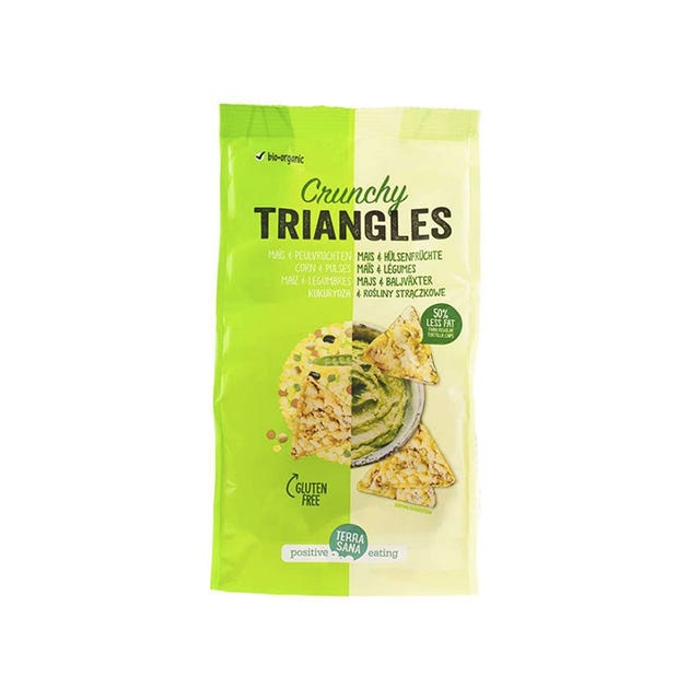 Triángulos de maíz y legumbres 90g Terrasana