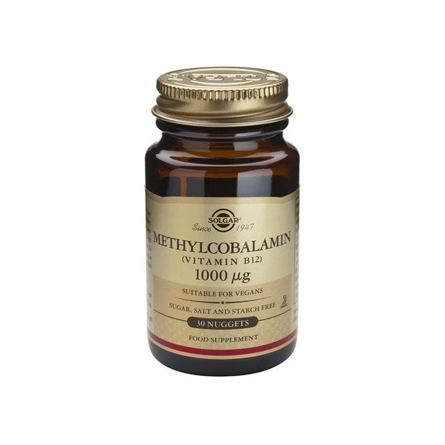 Vitamina B12 1000 mcg 30uds Solgar