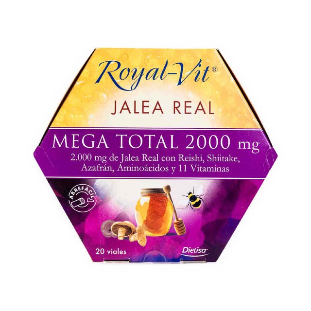 Jalea Real Mega Total 20 viales Dietisa