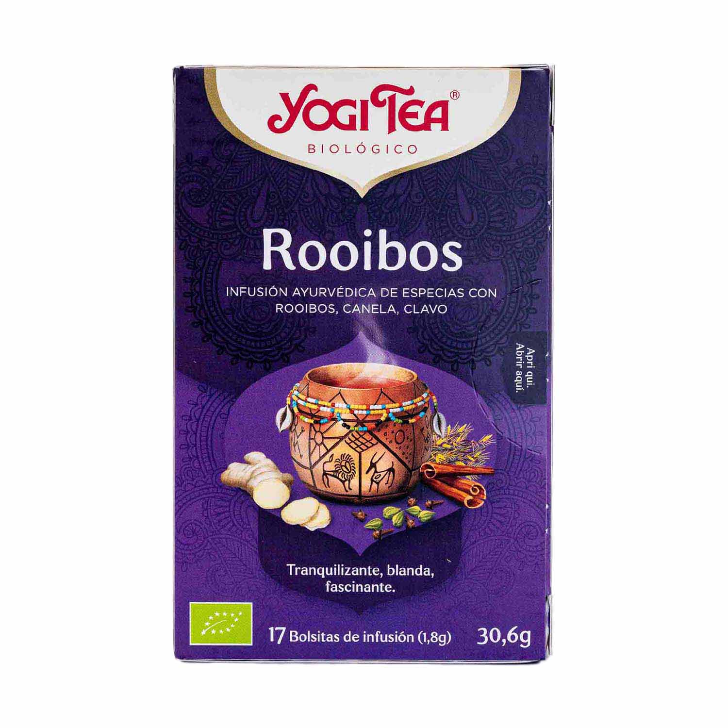 Infusión Rooibos 17 filtros Yogi Tea