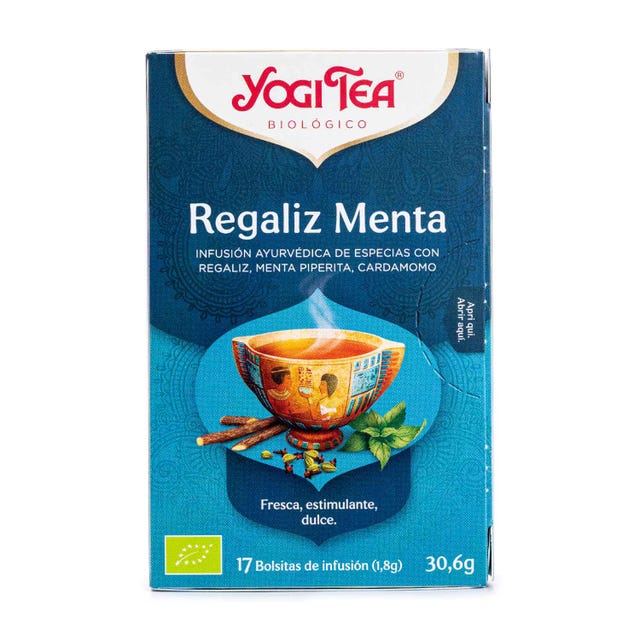 Infusión Regaliz Menta 17 filtros Yogi Tea
