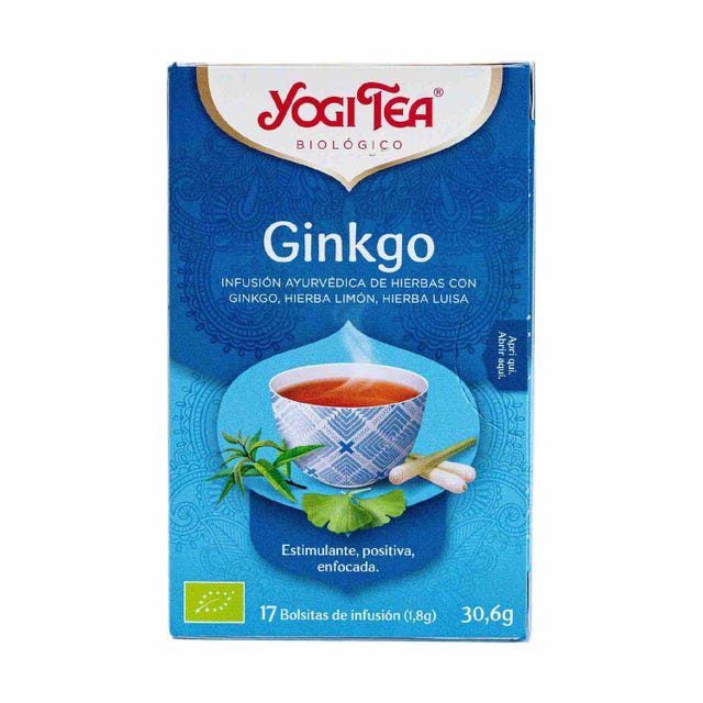 Té Ginkgo 17 filtros Yogi Tea