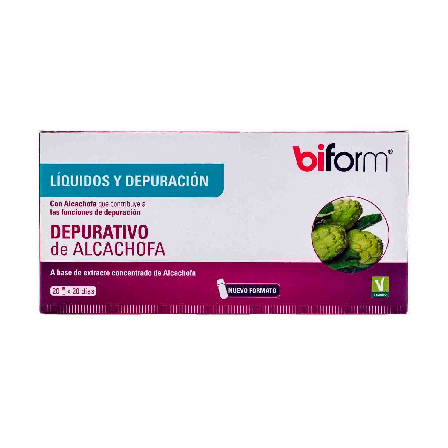 Depurativo de alcachofa 20 viales Biform