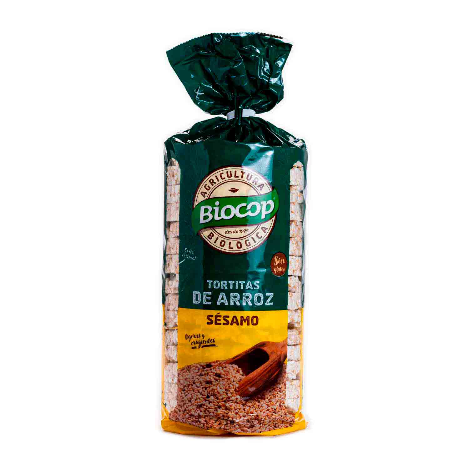 Tortitas de arroz con sésamo 200g Biocop