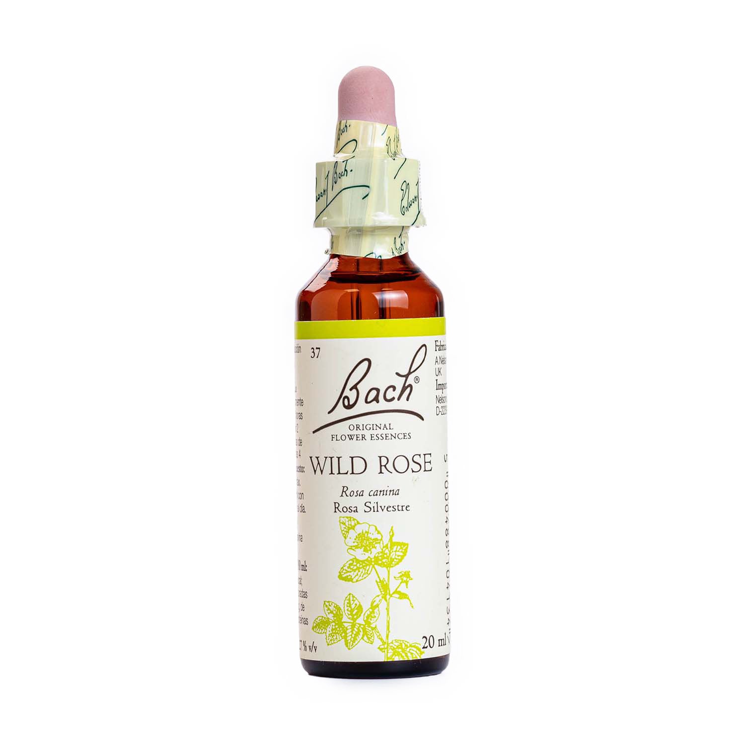 Flores de Bach nº 37 Rosa Silvestre 20ml Dr. Bach