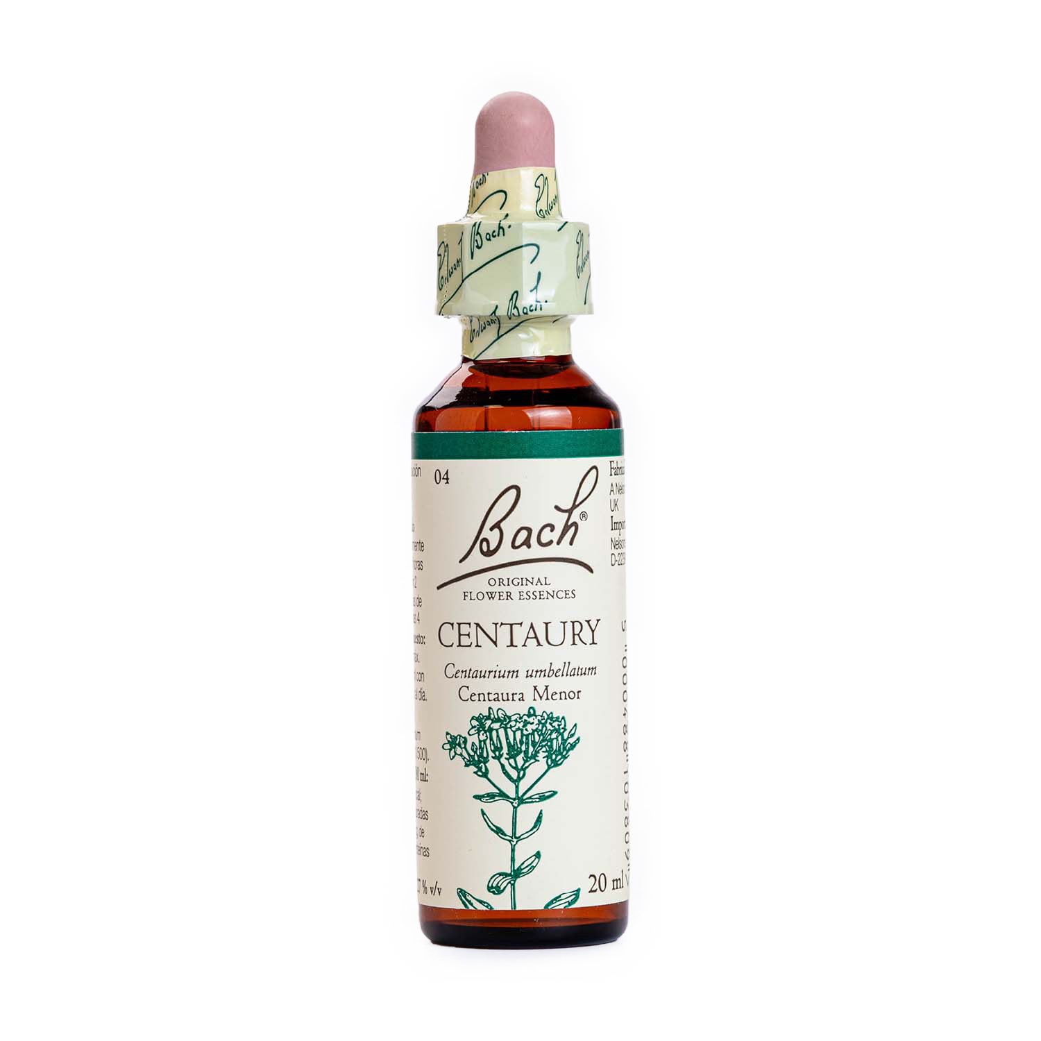 Flores de Bach nº 4 Centaurea 20ml Dr. Bach