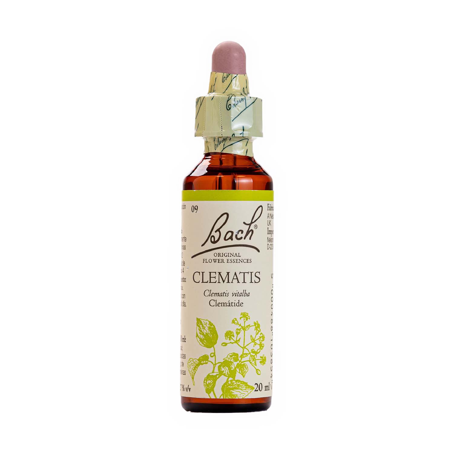 Flores de Bach nº 9 Clematide 20ml Dr. Bach