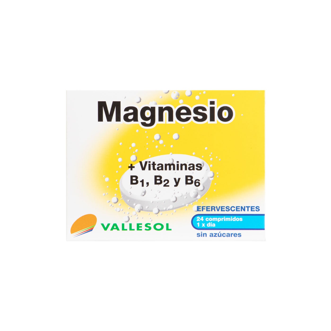 Magnesio Efervescente con Vitaminas B 24comp Vallesol