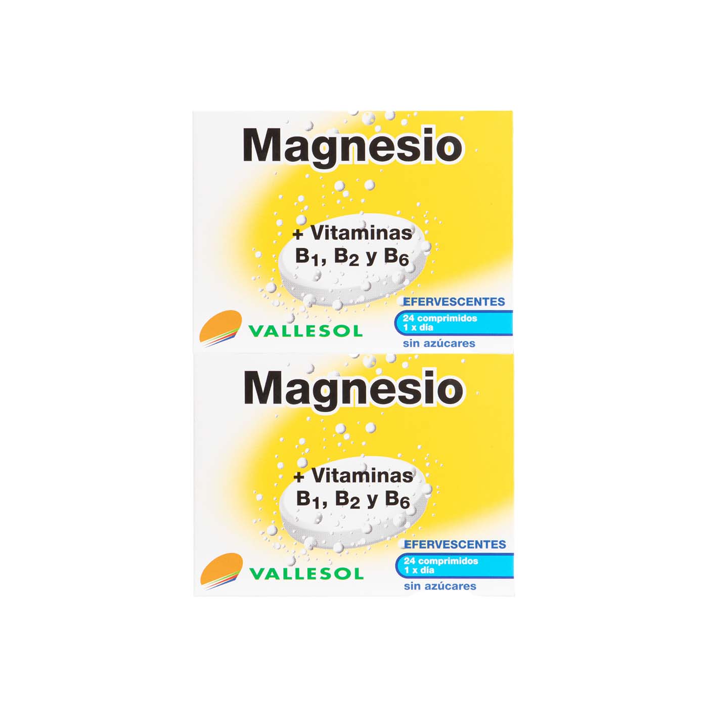Magnesio Efervescente con Vitaminas Pack Descuento 48comprimidos Vallesol