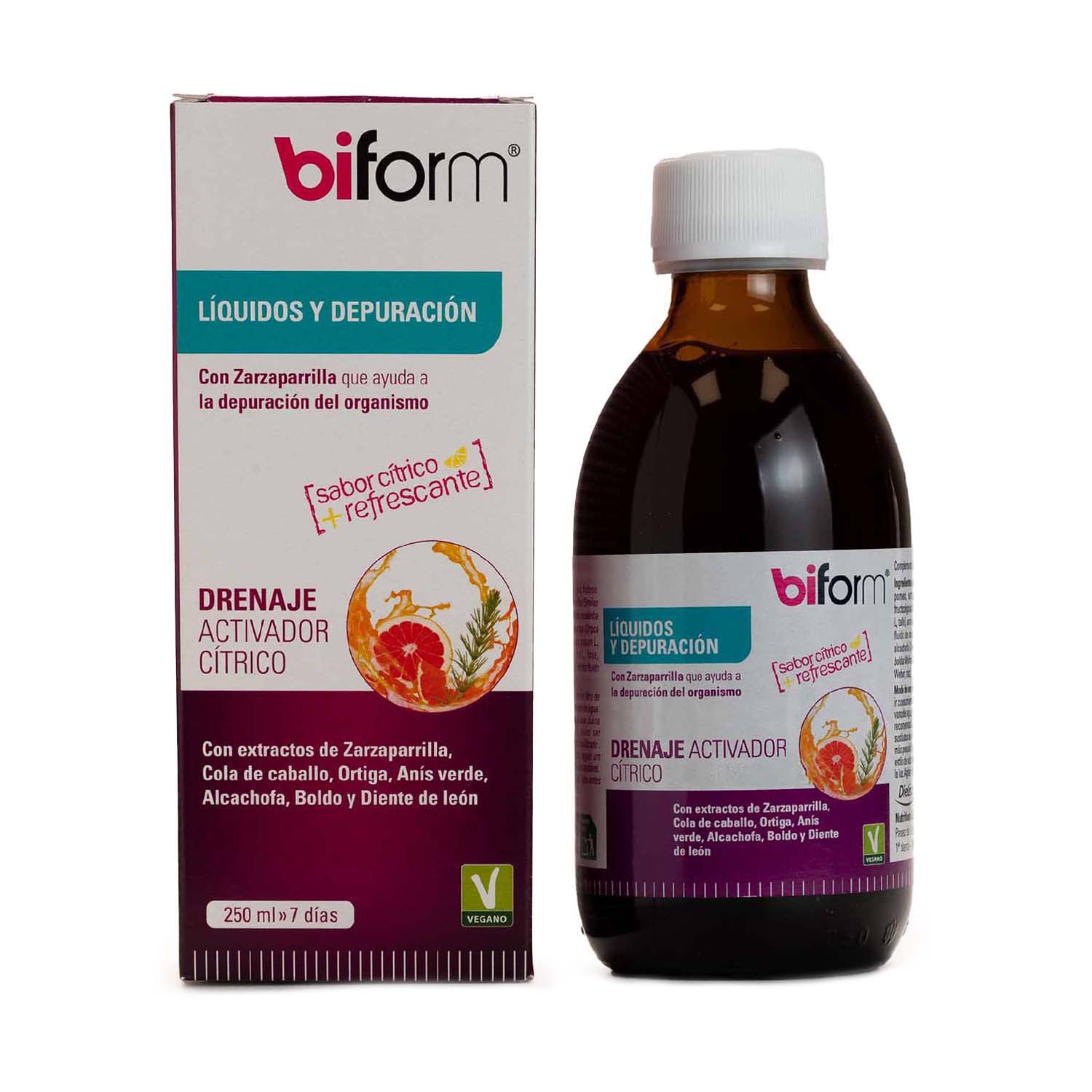 Drenaje activador cítrico 250ml Biform
