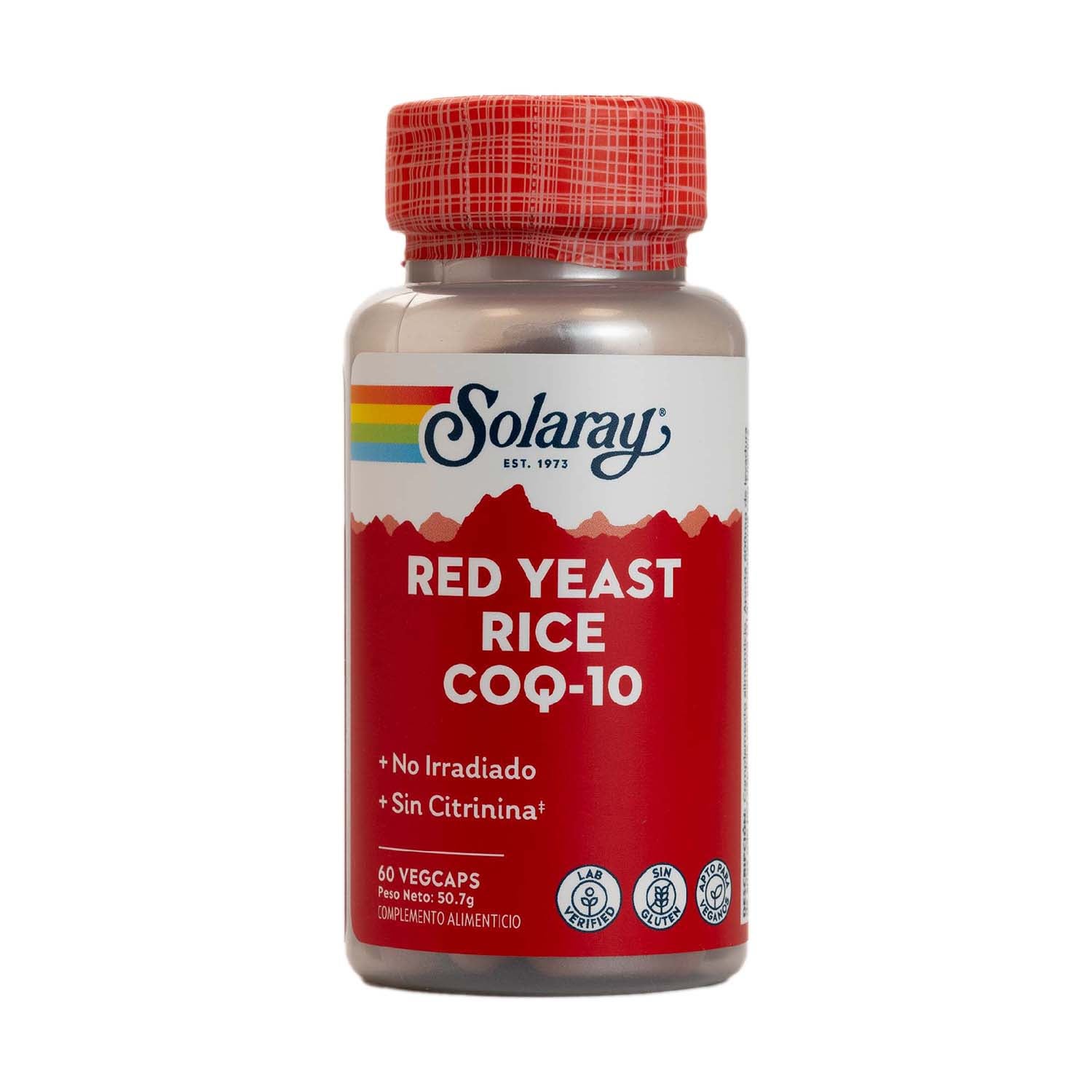 Levadura Roja de Arroz + Q10 60 cápsulas Solaray