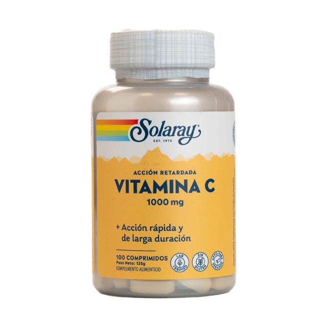 Vitamina-C 1000 mg 100 cápsulas Solaray