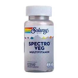 Spectro multi vitaminas y minerales 60 cápsulas Solaray | Herbolario ...