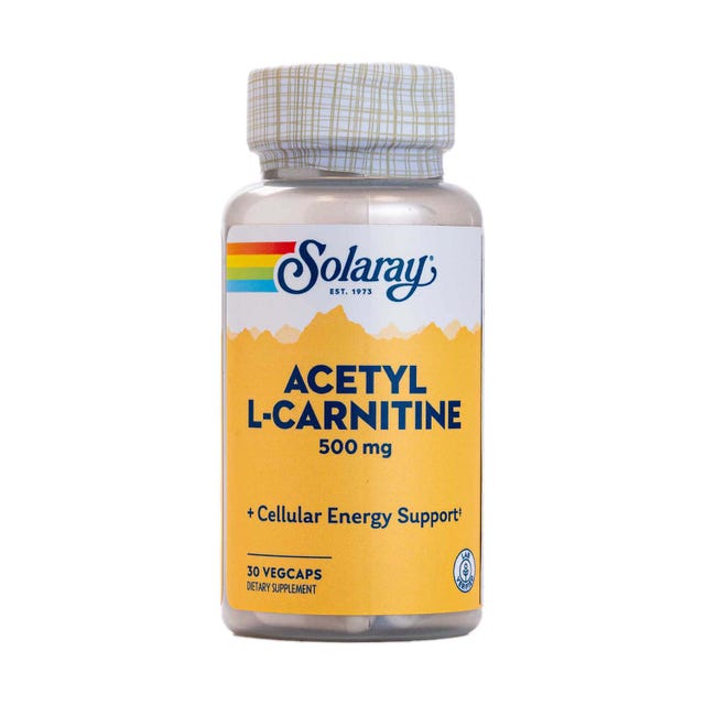 Acetyl L-Carnitina 30 cápsulas Solaray