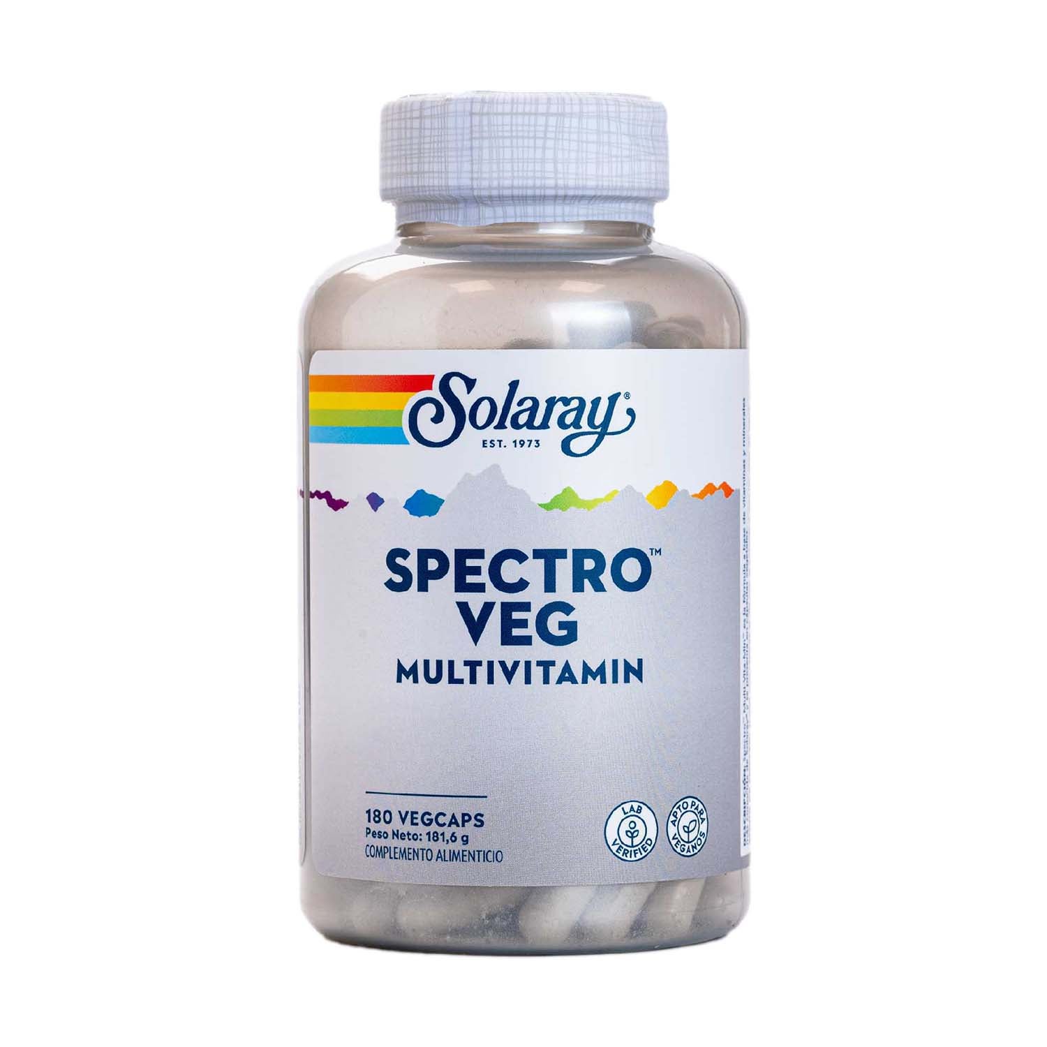 Spectro multivitamin 180 cápsulas Solaray