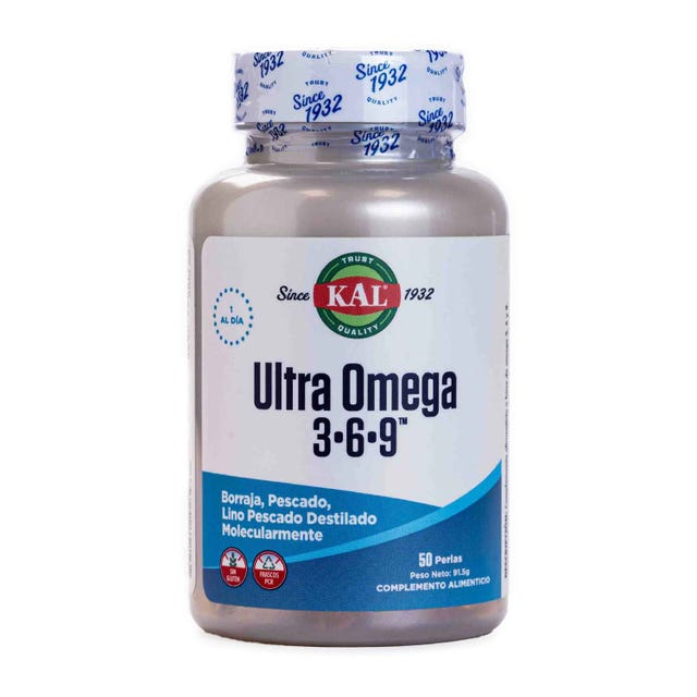 Ultra Omega 3, 6 y 9 50 cápsulas Kal