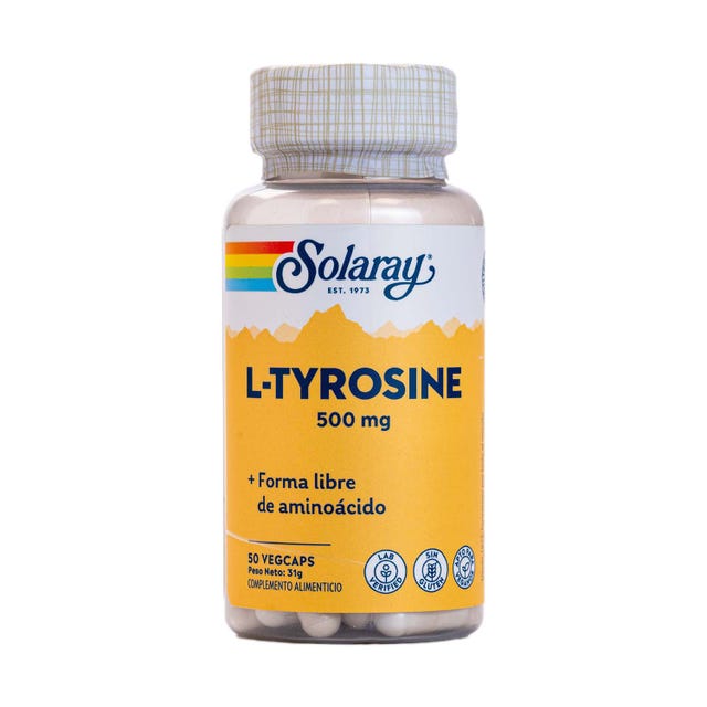 L-Tyrosine 500mg 50 cápsulas Solaray