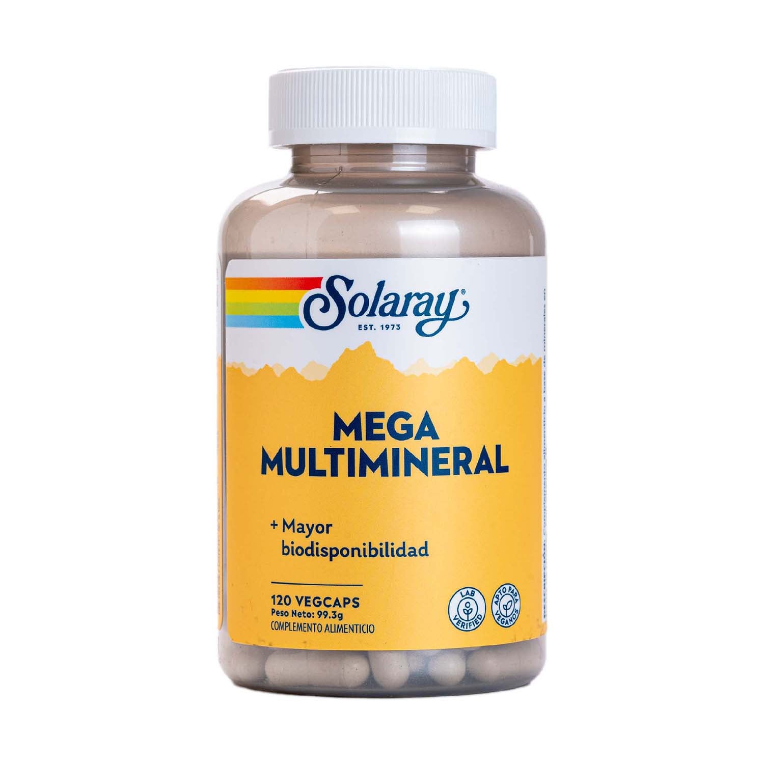 Mega Multi Mineral 120 cápsulas Solaray