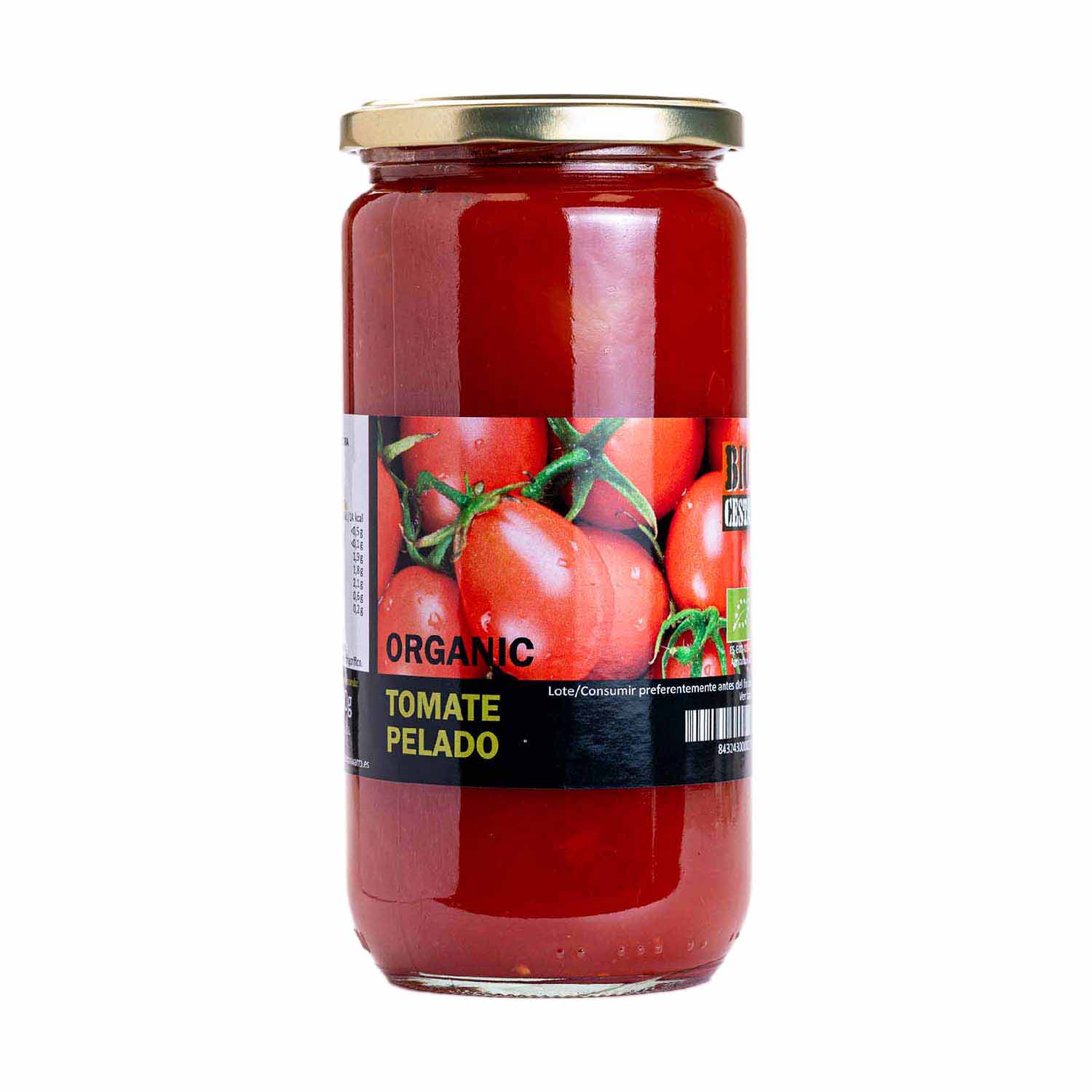 Tomate pelado 660g Bio Cesta