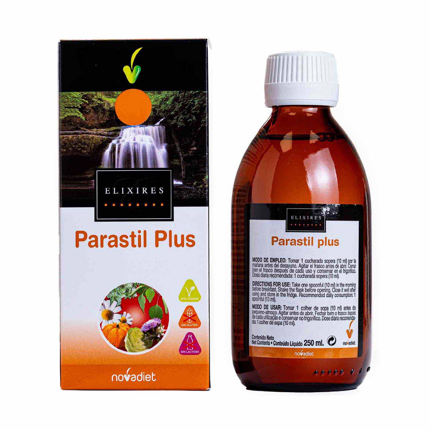Jarabe Parastil 250ml Novadiet