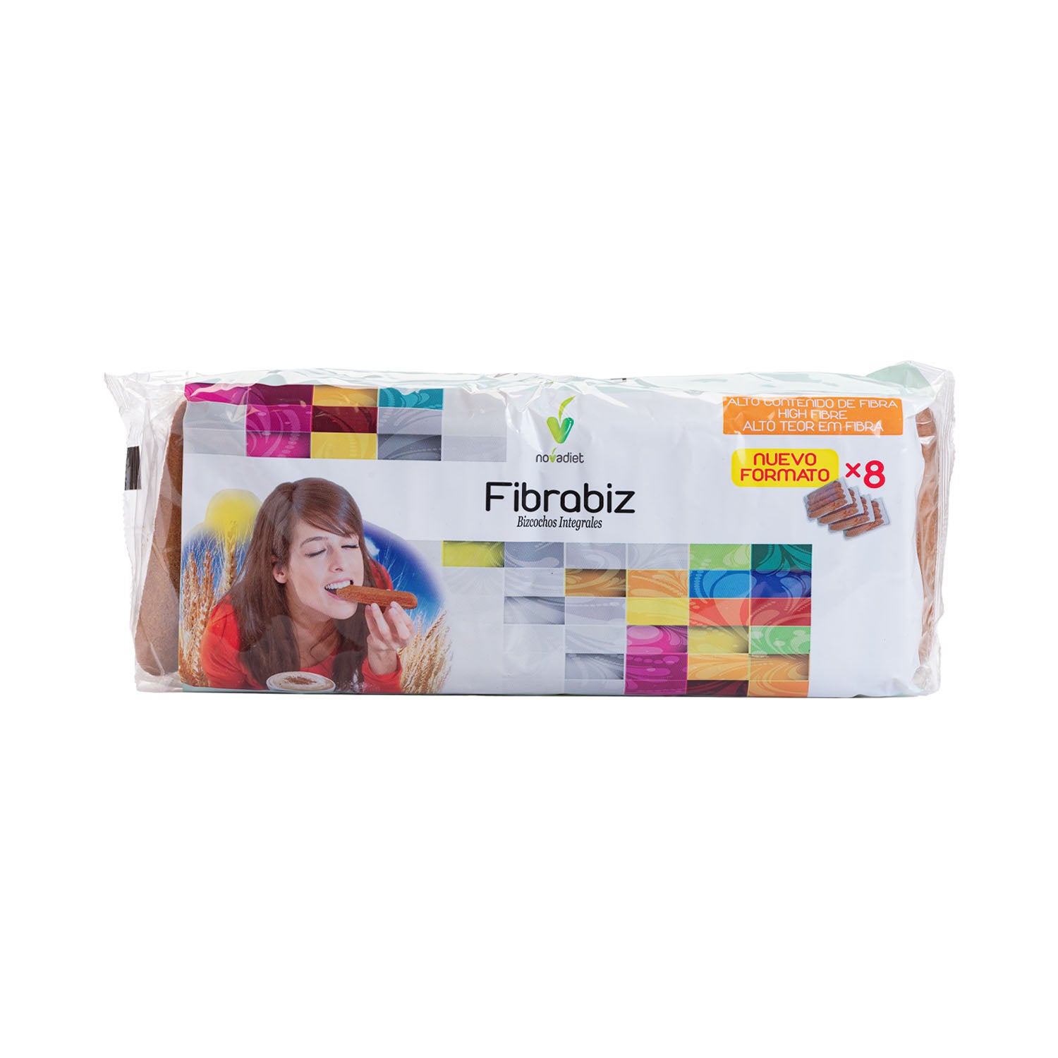 Galletas Fibrabiz Integrales 450g Novadiet
