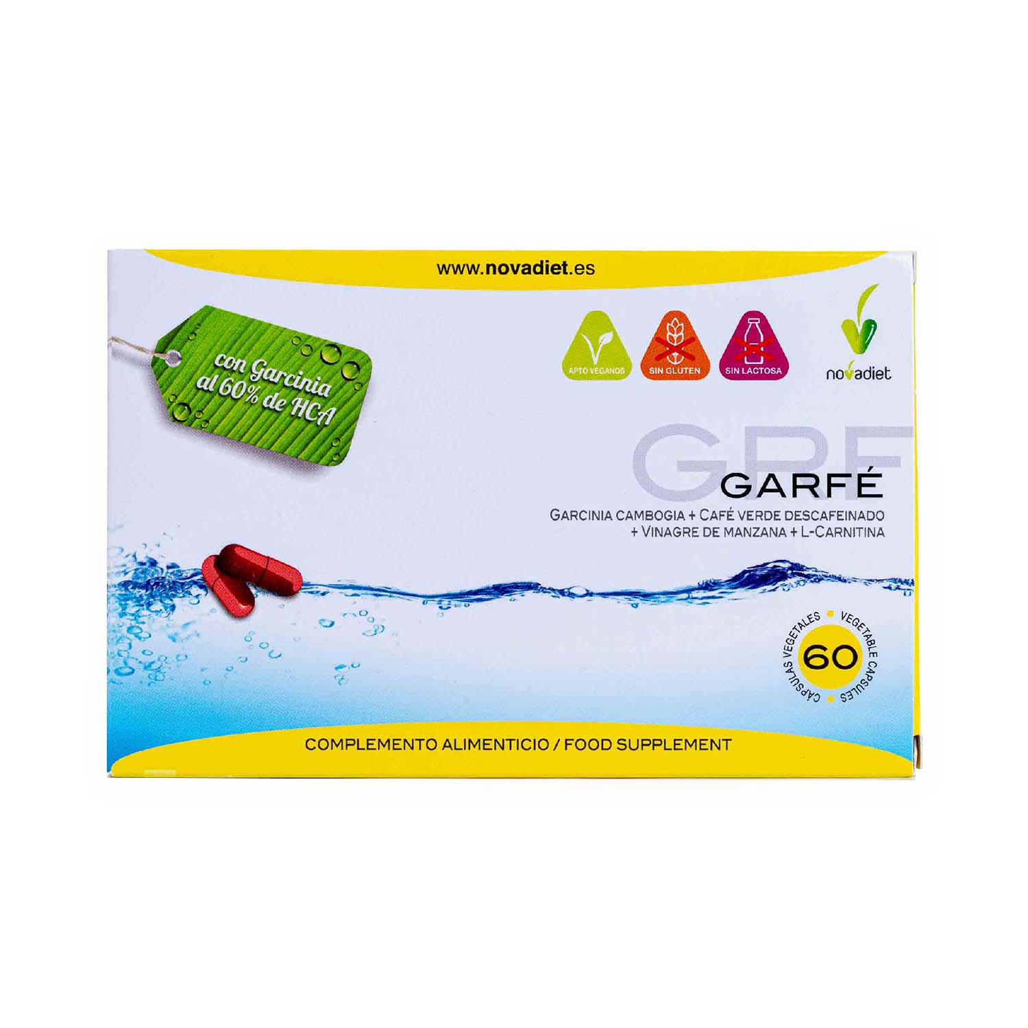 Garfe 60 cápsulas Novadiet