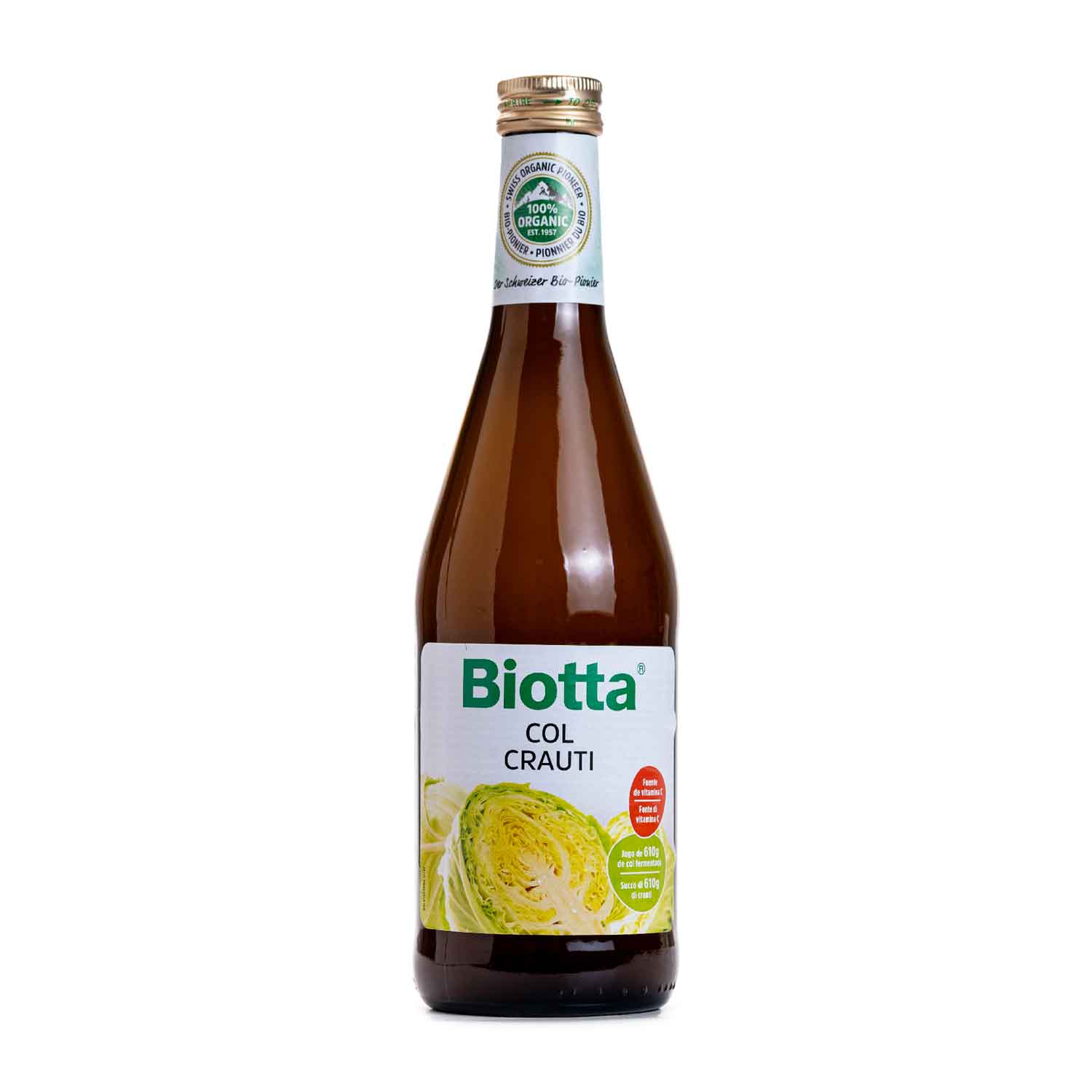 Jugo de Col Fermentada 500ml Biotta