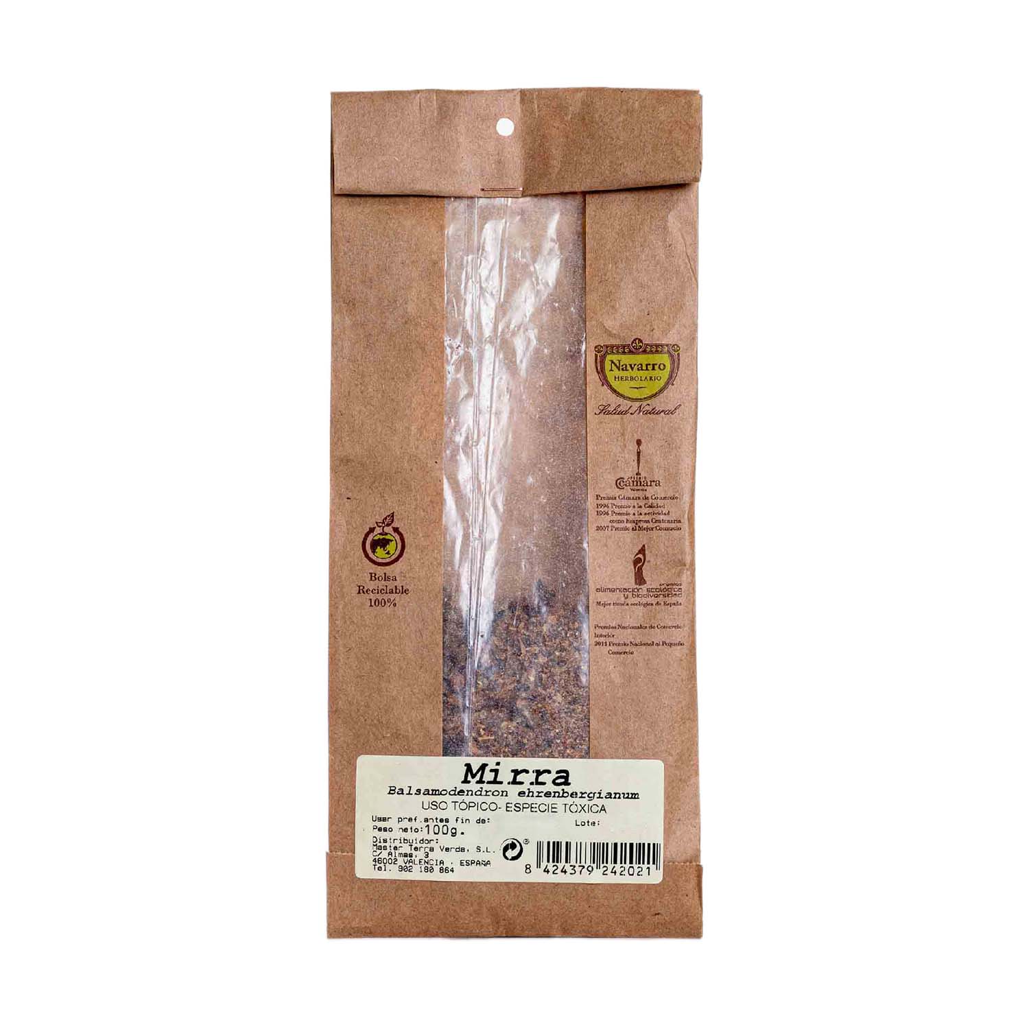 Mirra en Grano 100g Herbolario Navarro