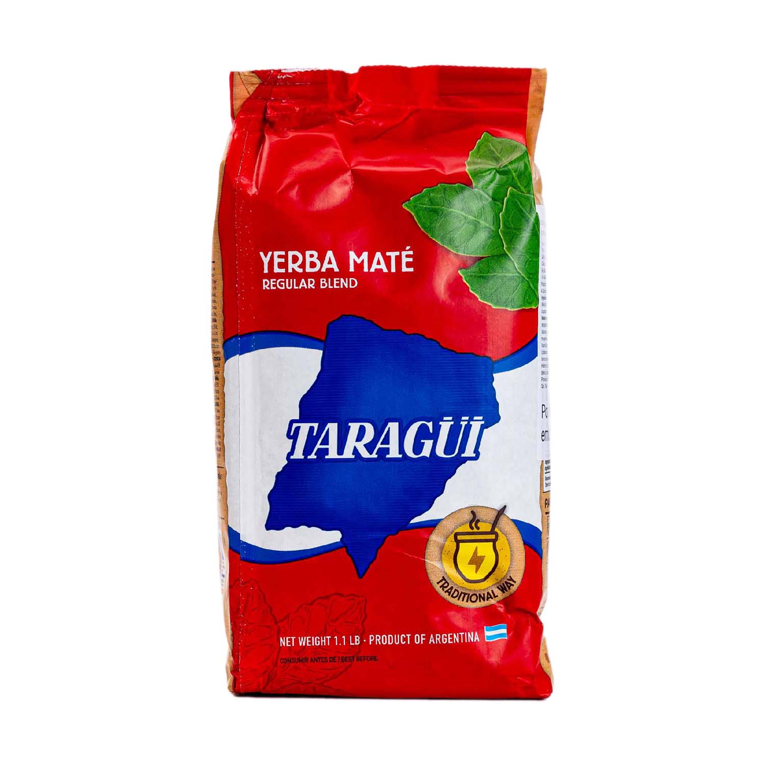 Hierba mate taragui roja 500g Molinos