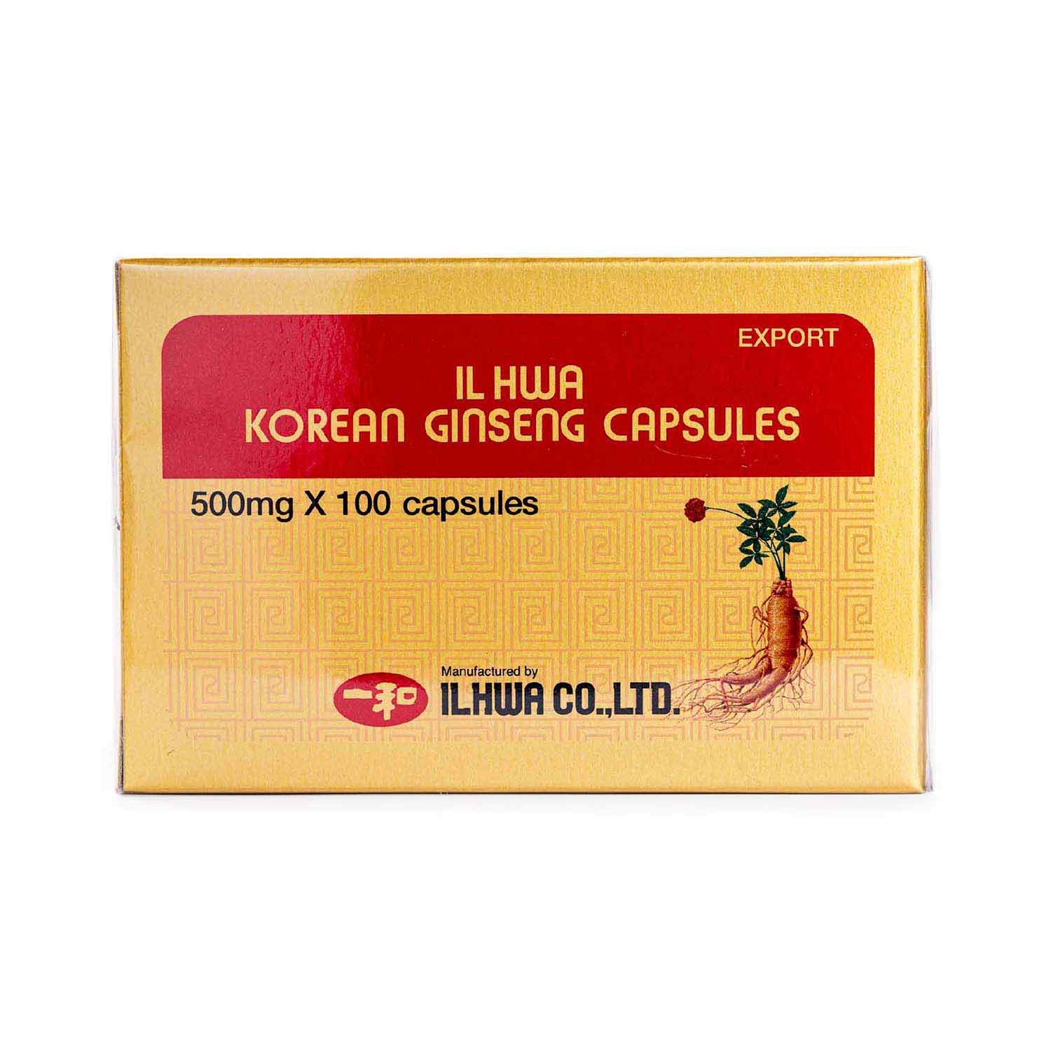 Ginseng Coreano 100 cápsulas Tongil