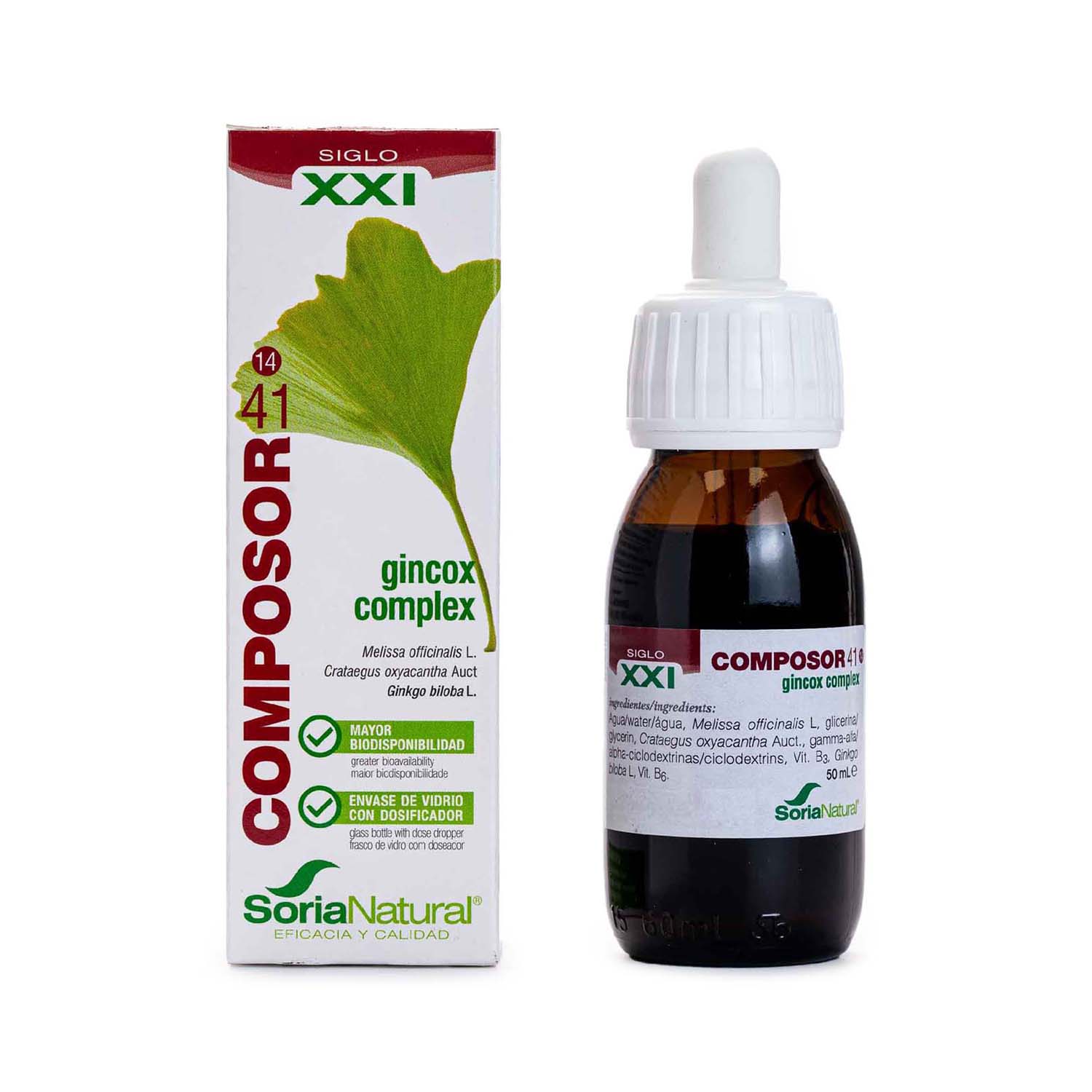 Extracto composor 41 Gincox 50ml Soria Natural