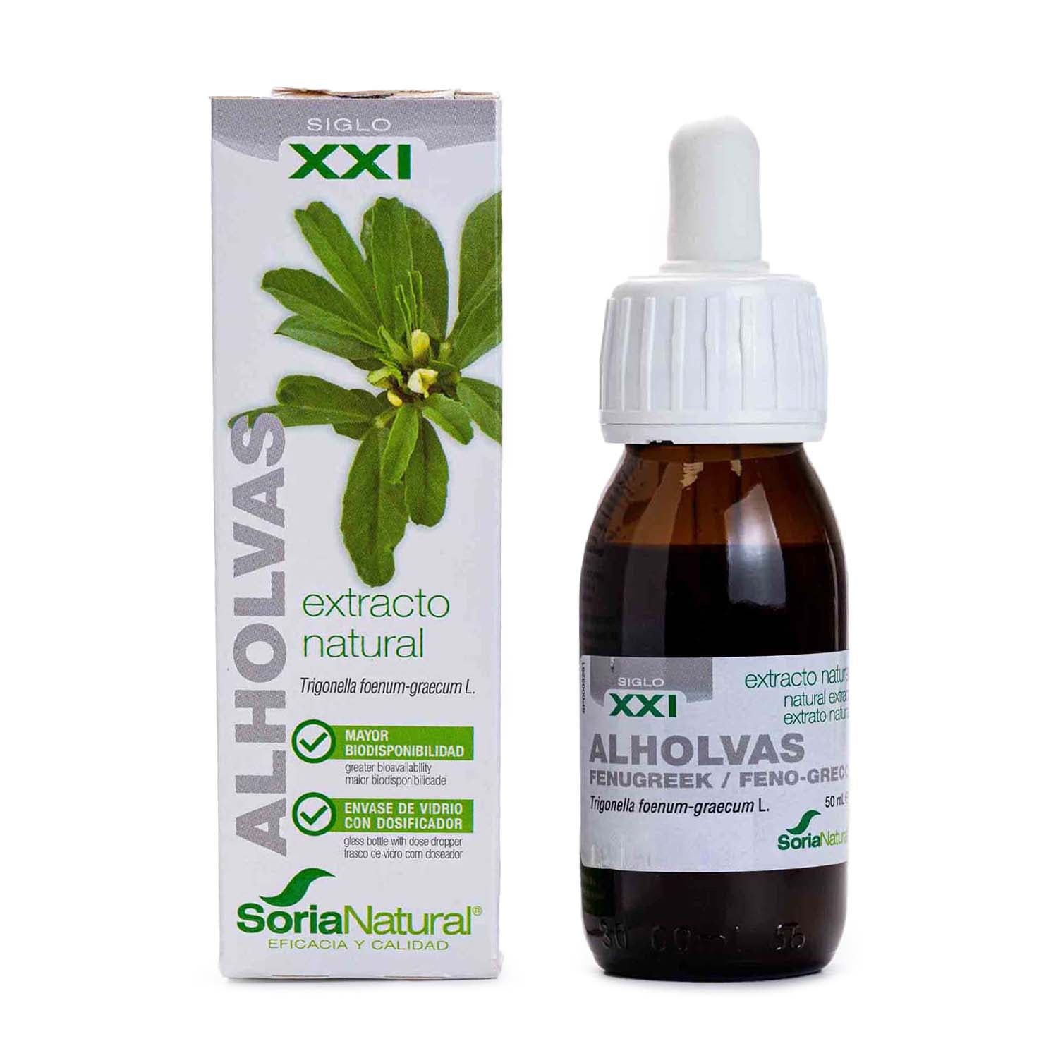 Extracto de alholvas 50ml Soria Natural