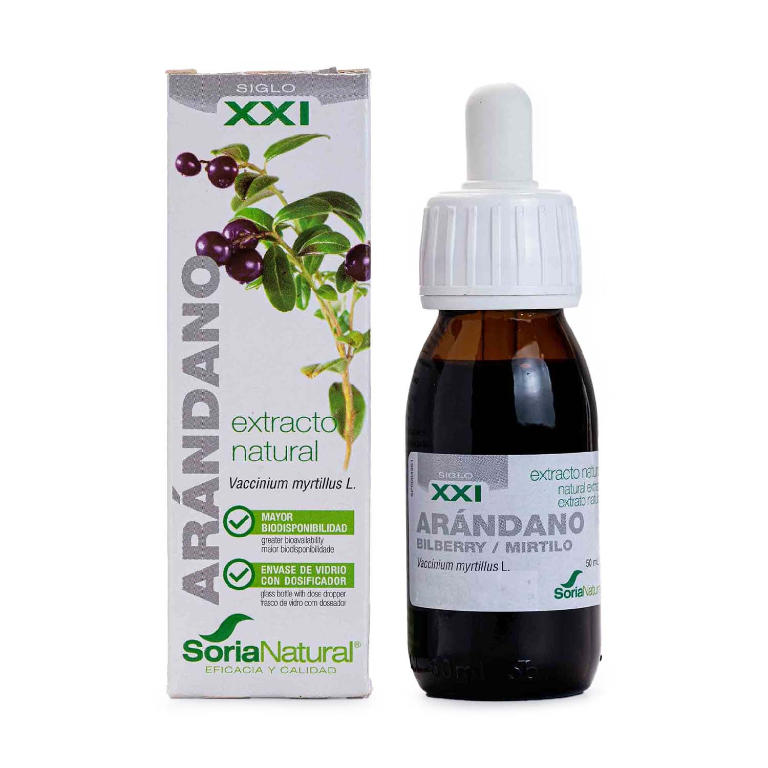 Extracto de arándano 50ml Soria Natural