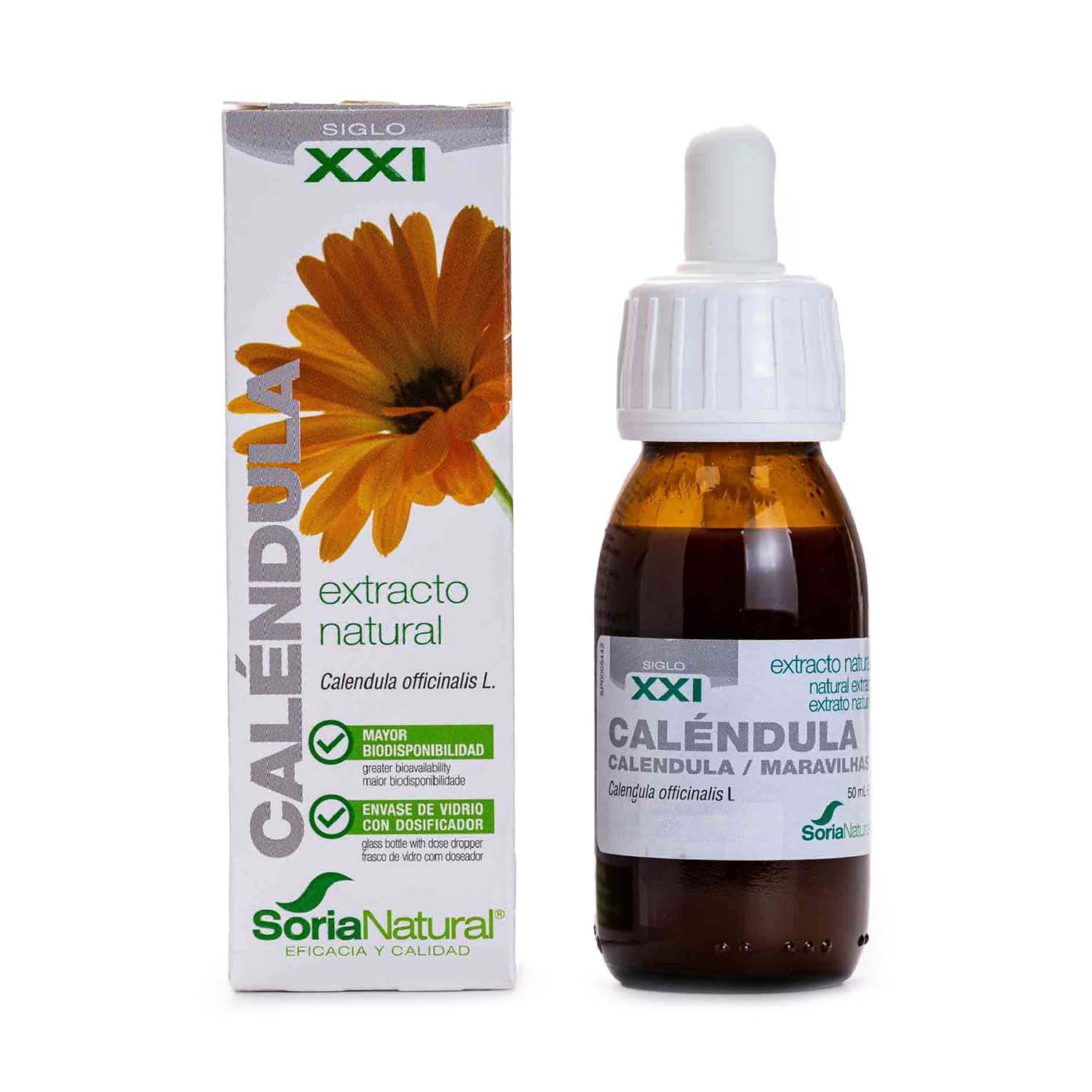 Extracto de Caléndula 50ml Soria Natural
