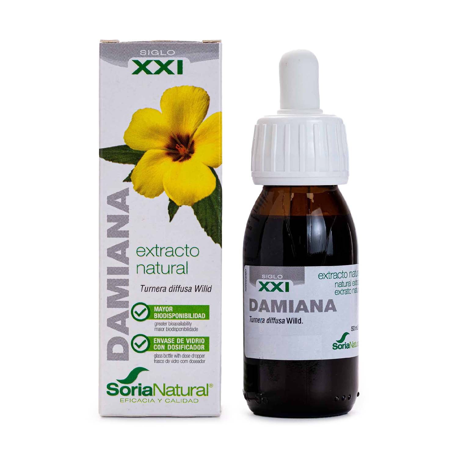 Extracto de damiana 50ml Soria Natural