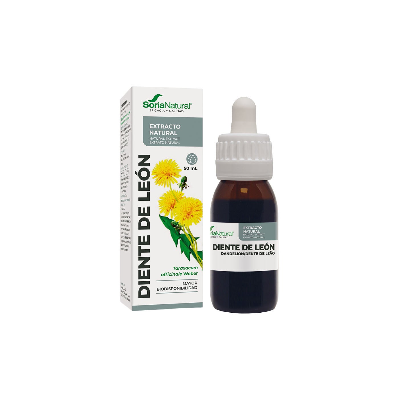 Extracto de diente león 50ml Soria Natural