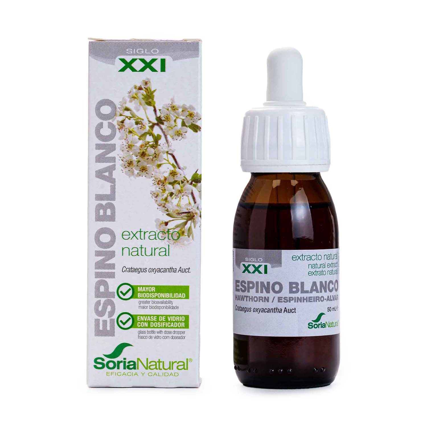 Extracto de espino blanco 50ml Soria Natural