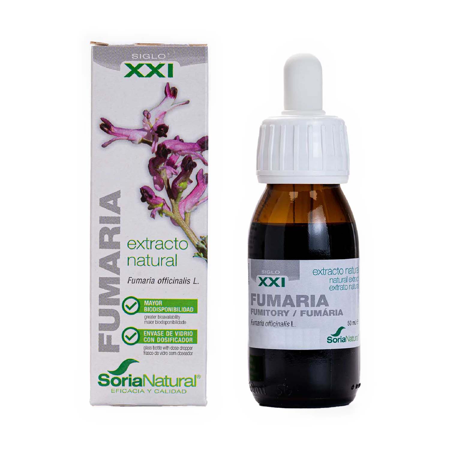 Extracto de fumaria 50ml Soria Natural