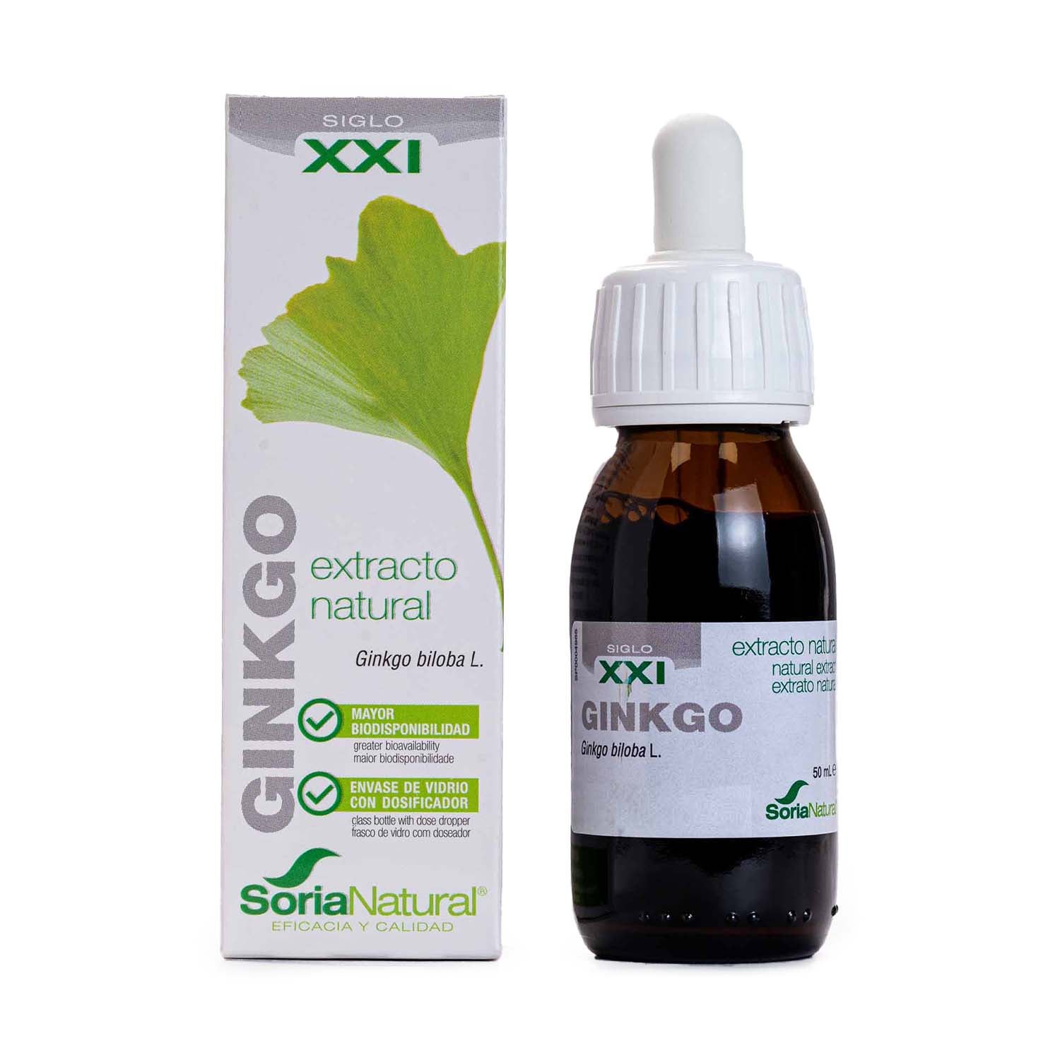 Extracto de ginkgo biloba 50ml Soria Natural