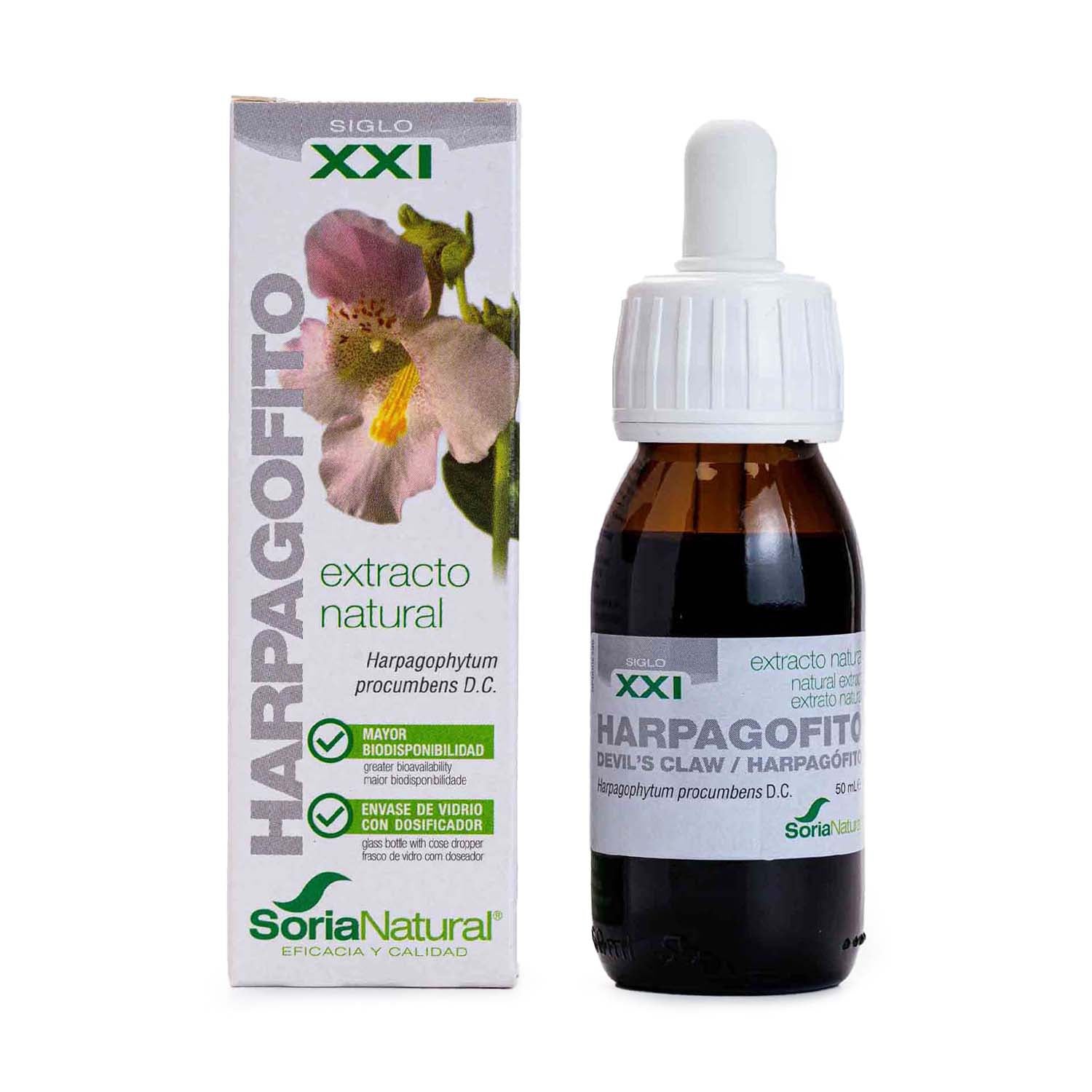 Extracto de harpagofito 50ml Soria Natural