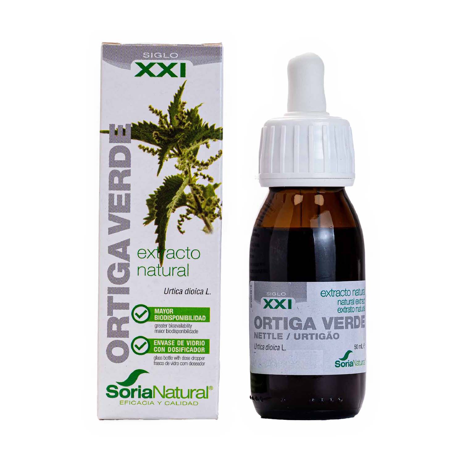 Extracto de ortiga verde 50ml Soria Natural